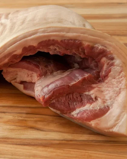 Berkshire Pork Belly, Bone-In & Skin-On